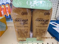 OGX coconut coffee scrub&wash 2-19.5floz