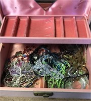 Jewelry box with necklaces