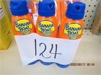 Banana Boat sun screen spf50 3-6 oz sprays
