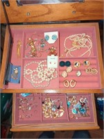 Jewelry stand full with sterling and some gold