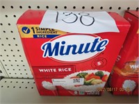 Minute white rice 4lb8oz