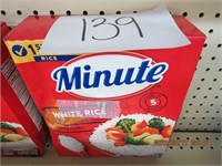 Minute white rice 4lb8oz