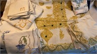 Hand Embriodered Table Cloths & Napkins