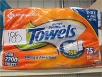 MM paper towels 15 rolls