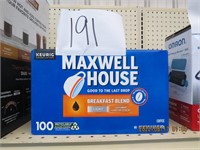 Maxwell House light roast 100 cups