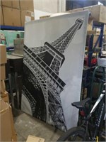 Large Paris picture approximately 6 ft x 4 1/2 ft