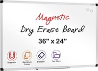 Dry Erase Board, 36 X 24 Inches,