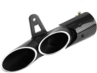 TOCE Exhaust Tailpipe Universal, Glossy Black