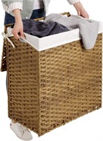 SONGMICS Handwoven Laundry Basket