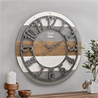 FirsTime & Co. Shabby Planks Wall Clock