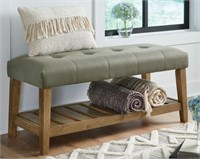 Brinslee Upholstered Accent Bench TAUPE