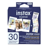 Fujifilm Instax Mini Film 3 Pack  (30 exposures)