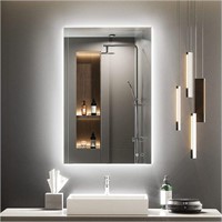 LED Bathroom Mirror, 24 x 36 Inch LED Mirror
