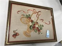 Strawberry Tapestry Artwork