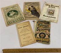 Ephemera - pocket companions & almanacs - most