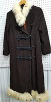 Spencer Sport vintage long coat w/fur lined