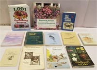 books - Garden, birders guides, seashore, etc