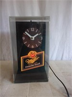 Vintage Miller Genuine Draft Lighted Clock