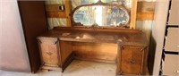 Antique solid wood project desk, comes with