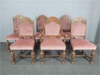 6x The Bid Dining Chairs - 1930's