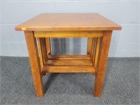 Wood Lamp Table