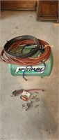 SPEEDAIRE model 5z375 portable air tank with hoses