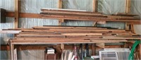 Large assortment miscellaneous lumber, woood,
