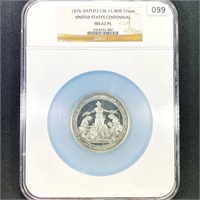 1876 United States Centennial NGC - MS62 PL