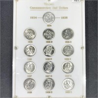 1934-1938 Texas Commemorative Half Dollars- 13 UNC