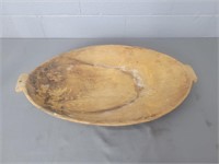 Vintage Wood Dough Bowl