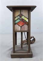 Table Top Leaded Stained Glass Lamp