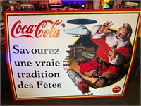 5ft 4” x 4ft Corrugated Coca-Cola Sign