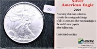 2001 SILVER EAGLE  GEM