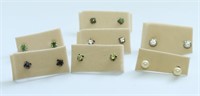 STERLING SILVER STUD EAR RINGS