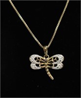 STERLING SILVER BUTTERFLY NECKLACE