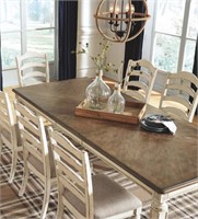 New Ashley Signature Realyn Extension Dining Table