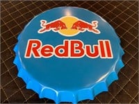 1ft 2” Round Metal Red Bull Display
