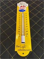 1ft Porcelain Pepsi Thermometer