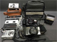 Minolta Zeitz Macro Lens and Assorted Cameras