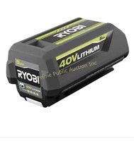 RYOBI $151 Retail 40V Lithium-Ion 2.0 Ah Battery