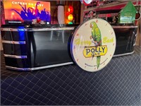 43 x 1ft Polly Clock Retro Display