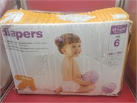 Up & Up Size 6 diapers, 164 Pack