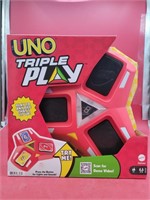 New Uno Tripple Play Game