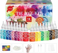 Tie Dye Kit for Kids & Adults - AGQ 18 Colors
