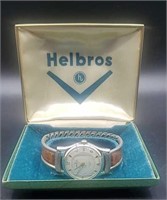 Vintage Helbros Mens Watch Running