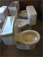 3 Toilet Bowls & 3 Toilet Tanks