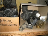 3 Boxes Corrugated Drain Pipe Fittings
