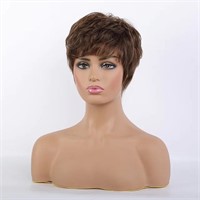 Unique Qualities Gender Neutral Wig Dark Brown,