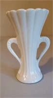 Sweet cream pottery vase 6"