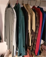 Men's casual shirts. Size and brand shown